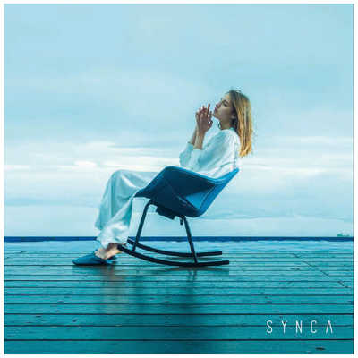 SYNCA リラックスロッキングチェア グレイッシュブルー BM350(グレ