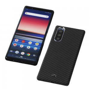 DEFF Xperia 5 用アラミド繊維・ケブラーケース「DURO」 DCS-XP5KVMBK マットブラック DEFF Xperia 5 用アラミド繊維・ケブラーケース「DURO」 DCS-XP5KVMBK マットブラック