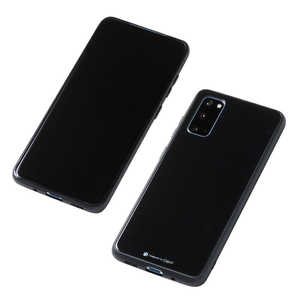 DEFF Galaxy S20+用 TPUガラスハイブリットケース Etanze(ブラック) DCS-GSES20PBK