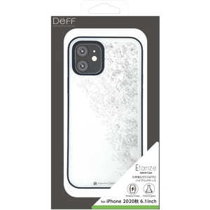 DEFF iPhone 12 12 Pro 6.1インチ対応 ハイブリットケース エタンゼ ワイヤレスチャージャー対応 星空ホワイト DCS-IPE20MSWH
