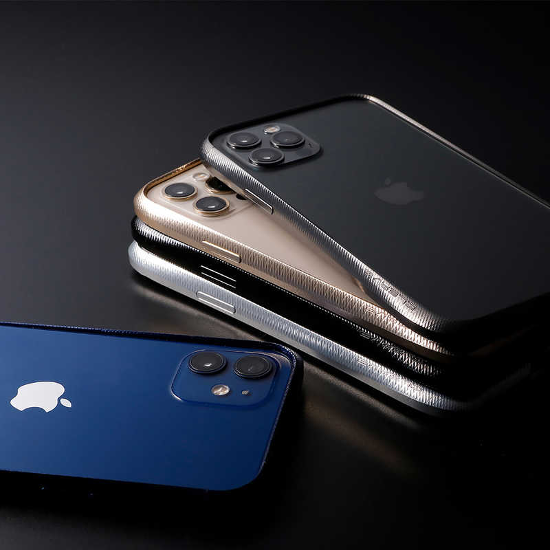 DEFF DEFF 【iPhone用アルミバンパー】CLEAVE Aluminum Bumper for iPhone 12/ 12 Pro ブラック DCB-IPCL20MABK DCB-IPCL20MABK
