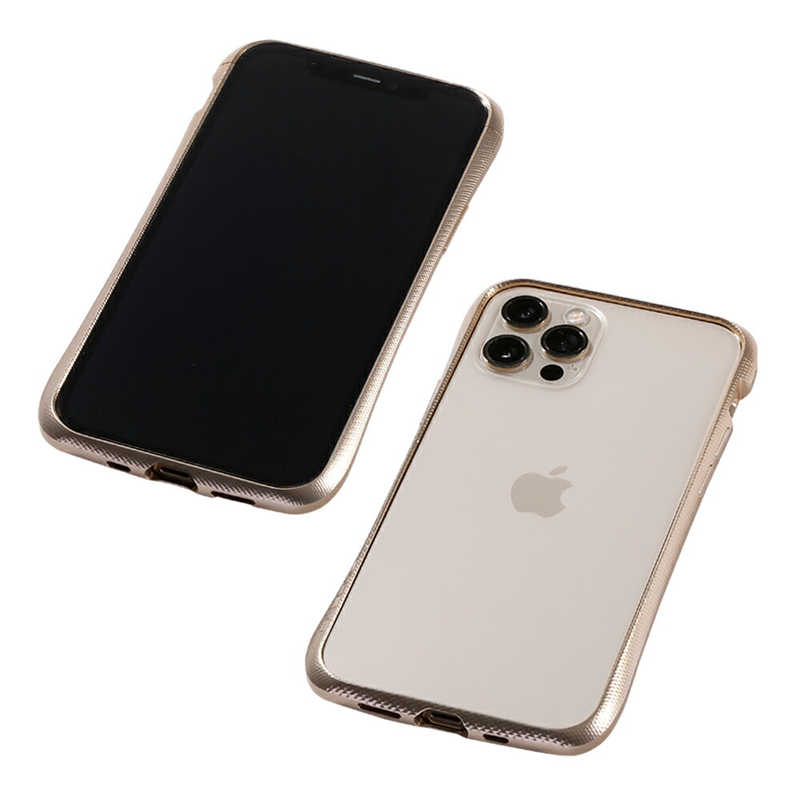 DEFF DEFF 【iPhone用アルミバンパー】CLEAVE Aluminum Bumper for iPhone 12/ 12 Pro ゴールド DCB-IPCL20MAGD DCB-IPCL20MAGD