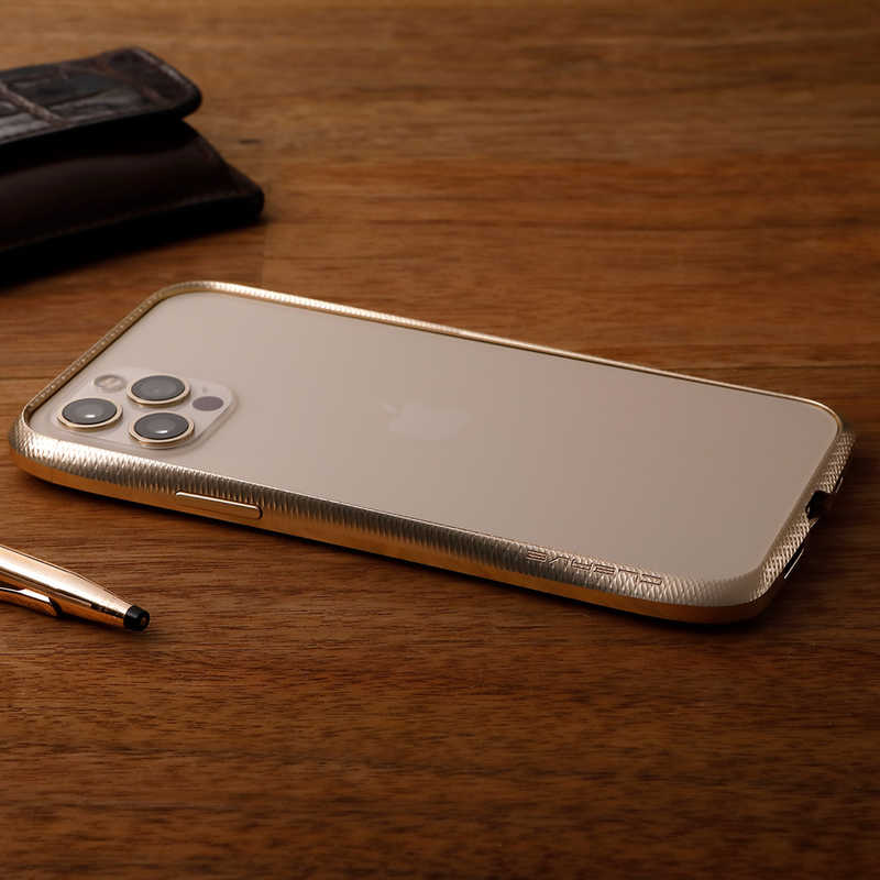 DEFF DEFF 【iPhone用アルミバンパー】CLEAVE Aluminum Bumper for iPhone 12/ 12 Pro ゴールド DCB-IPCL20MAGD DCB-IPCL20MAGD
