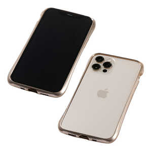 DEFF 【iPhone用アルミバンパー】CLEAVE Aluminum Bumper for iPhone 12/ 12 Pro ゴールド DCB-IPCL20MAGD