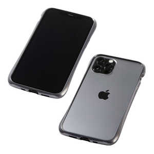 DEFF 【iPhone用アルミバンパー】CLEAVE Aluminum Bumper for iPhone 12/ 12 Pro グラファイト DCB-IPCL20MAGR