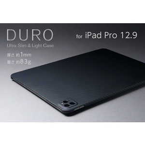 DEFF 12.9�C���` iPad Pro(��4����)�p Ultra Slim & Light Case DURO �}�b�g�u���b�N DCS-IPDP20KVMBK