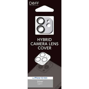 DEFF HYBRID CAMERA LENS COVER for iPhone 12 mini DG-IP20SGA2SV シルバｰ