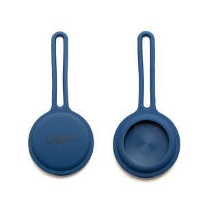 DEFF AirTag用シリコーン製ストラップ 「STRAP for AirTag」(1個入) ダークネイビー DCS-ATSS21NV DEFF AirTag用シリコーン製ストラップ 「STRAP for AirTag」(1個入) ダークネイビー DCS-ATSS21NV