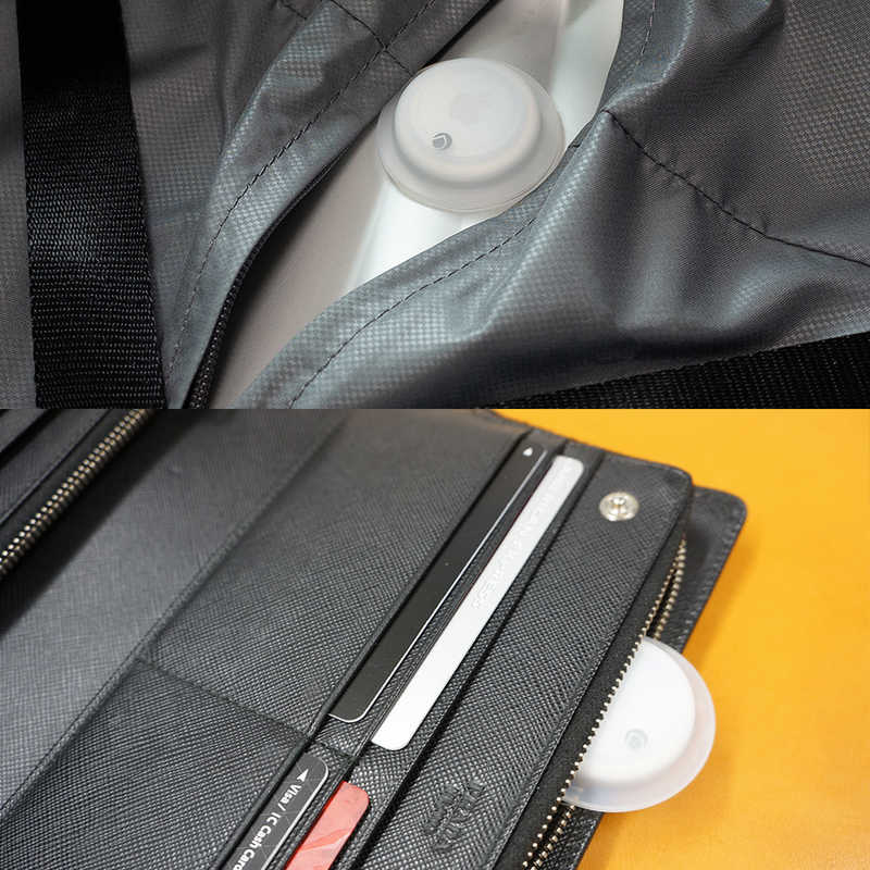 DEFF DEFF AirTag用シリコーン製ポケット 「Pocket for AirTag」（1個入） ハーフクリア DCS-ATSP21CR DCS-ATSP21CR DCS-ATSP21CR