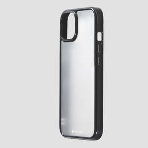 DEFF iPhone 13 mini ハーフマットガラス＆TPU複合素材ケース Etanze Lite  ブラック DCSIPEL21SBK