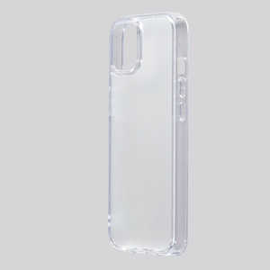 DEFF iPhone 13 mini ハーフマットガラス＆TPU複合素材ケース Etanze Lite  クリア DCSIPEL21SCR