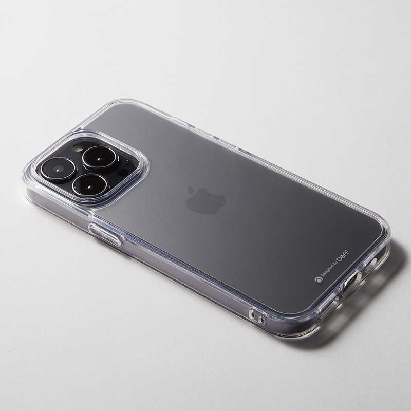 DEFF DEFF iPhone 13 Pro Max ハーフマットガラス＆TPU複合素材ケース Etanze Lite  クリア DCSIPEL21LCR DCSIPEL21LCR