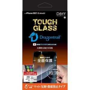 DEFF iPhone13mini ガラスフィルム TOUGH GLASS マット DGIP21SM2DF