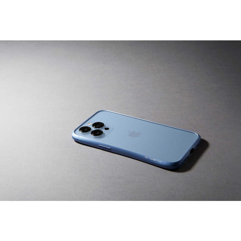 DEFF DEFF [アルミバンパー] CLEAVE Aluminum Bumper for iPhone 13 / 13 Pro ブルー  DCBIPCL21MABU DCBIPCL21MABU