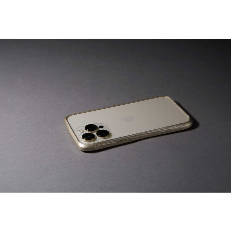 DEFF DEFF [アルミバンパー] CLEAVE Aluminum Bumper for iPhone 13 / 13 Pro ゴールド  DCBIPCL21MAGD DCBIPCL21MAGD