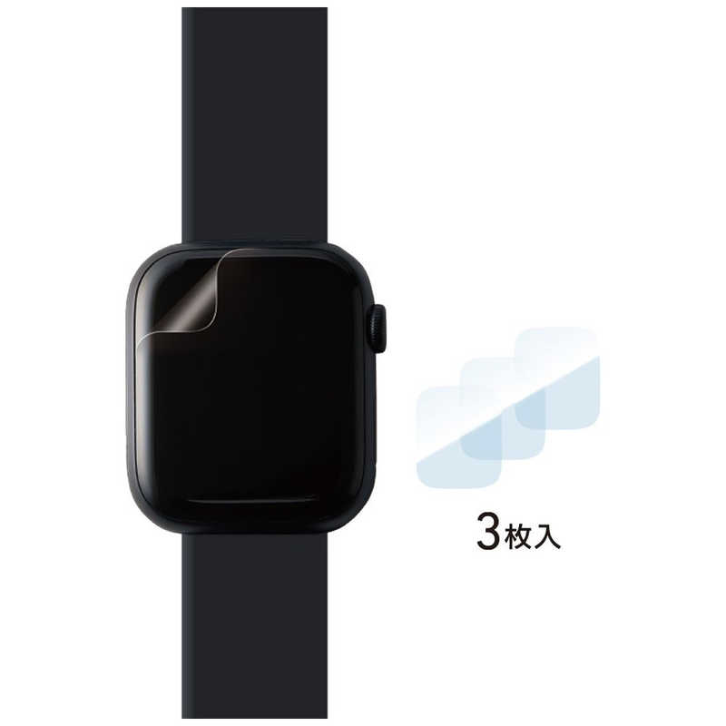 DEFF DEFF 【Apple Watch Series 7用保護フィルム 3枚入り】TOUGH FILM for Apple Watch Series 7(41mm) クリア  DFAW7413 DFAW7413