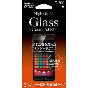 DEFF iPhone SE 3 /SE 2 /8/7 饹ե ޥå High Grade Glass Screen Protector DGIPSE3M3F