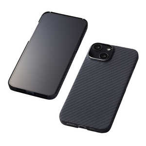 DEFF iPhone 14 6.1インチ用 アラミド繊維ケース ｢Ultra Slim & Light Case DURO｣ マットブラック DCSIPD22MKVMBK