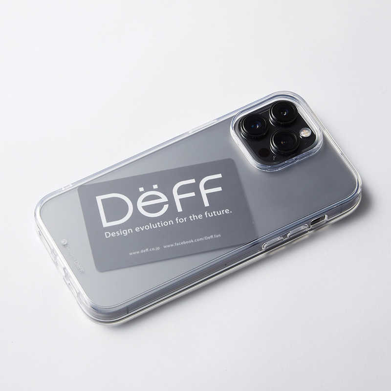 DEFF DEFF iPhone 14 6.1インチ用ケース ｢HYBRID CASE Etanze Lite｣ ブラック DCSIPEL22MBK DCSIPEL22MBK