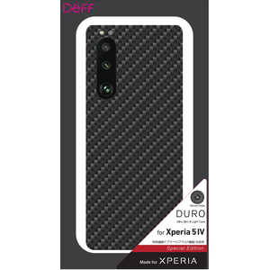DEFF Ultra Slim ＆ Light Case DURO for Xperia 5 IV マットブラック DCSXP5M4KVSEMBK