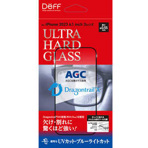 DEFF ULTRA HARD GLASS for iPhone15 Pro 6.1インチ DG-IP23MPU5DF