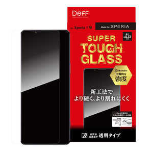 DEFF SUPER TOUGH GLASS for Xperia 1 VI 透明 DG-XP1M6G3F DEFF SUPER TOUGH GLASS for Xperia 1 VI 透明 DG-XP1M6G3F