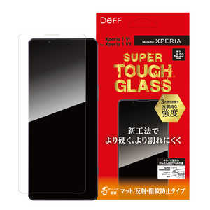 DEFF SUPER TOUGH GLASS for Xperia 1 VII / 1VI マット DG-XP1M7M3F DEFF SUPER TOUGH GLASS for Xperia 1 VII / 1VI マット DG-XP1M7M3F