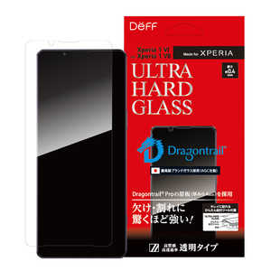 DEFF ULTRA HARD GLASS for Xperia 1 VII / 1VI 透明 DG-XP1M7G4DF DEFF ULTRA HARD GLASS for Xperia 1 VII / 1VI 透明 DG-XP1M7G4DF
