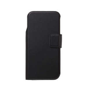 DEFF SNAPCOVER2 L�T�C�Y(6.7?6.9�C���`) �m�蒠�^�P�[�X / Magsafe�Ή��n �~�b�h�i�C�g�u���b�N DCS-SC02LBK