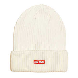 ٥ǥӥ BEN DAVIS BOX LOGO KNIT CAP BDW-9526WP ˥å˹ WHITE BDW9526WP