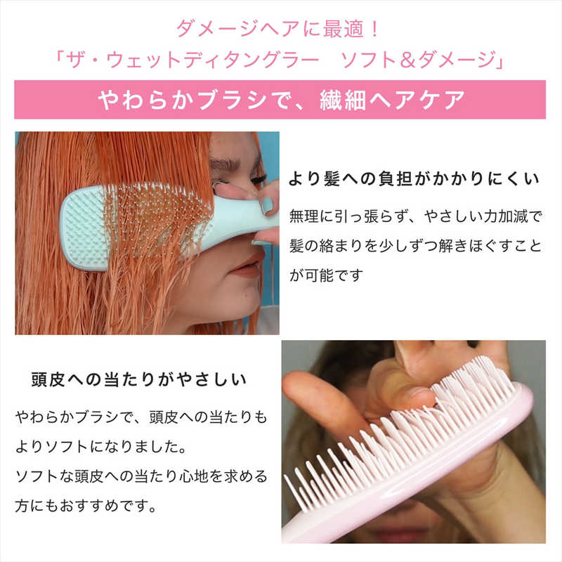 タングルティーザー タングルティーザー タングルティーザー ザ・ウェットディタングラー ソフト＆ダメージ アイスグリーン TWDFFML TWDFFML