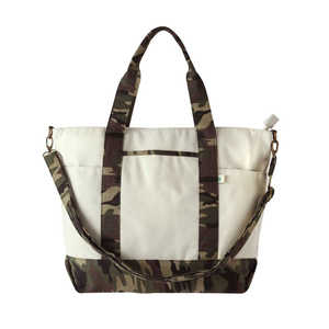 STYLEON アドナインス AddNinth ＃SFA-0117 カラーキャンバス 2WAYトート(Lサイズ) IVxCAMO.アイボリーx迷彩 SFA0117LSIZE