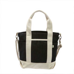 STYLEON アドナインス AddNinth ＃SFA-0117S カラーキャンバス 2WAYトート(Sサイズ) DBKxIVデニムブラックxアイボリー SFA0117SSIZE
