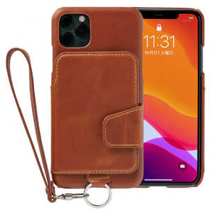 トーモ RAKUNI Leather Case for iPhone 11 Pro Max rak-19ipl-car キャラメルブラウン