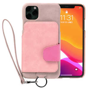 トーモ RAKUNI Soft Leather Case for iPhone 11 Pro Max rak-19ipl-ppnk スモーキーピンク