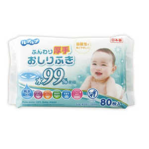LIFEDOPLUS ルプルプ ふんわり厚手おしりふき 水99% 80枚 615141 LIFEDOPLUS ルプルプ ふんわり厚手おしりふき 水99% 80枚 615141
