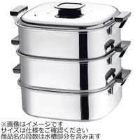 神子島製作所 桃印 18-0角型蒸器 3段29cm 新品神子島製作所 PE 18-0角蒸器 3段24cm 240×240 045035 神子島