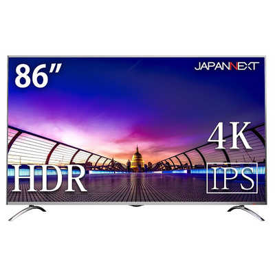 JAPANNEXT PCモニター ブラック [86型 /4K(3840×2160） /ワイド 