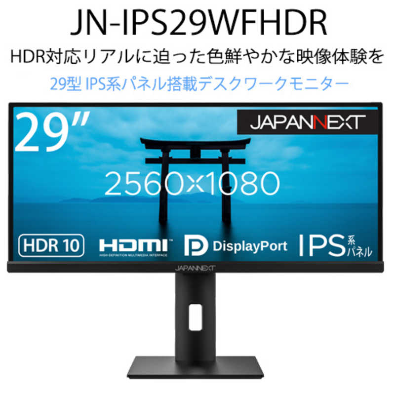 JAPANNEXT JAPANNEXT PCモニター [29型 /UltraWide FHD(2560×1080） /ワイド] JN-IPS29WFHDR JN-IPS29WFHDR