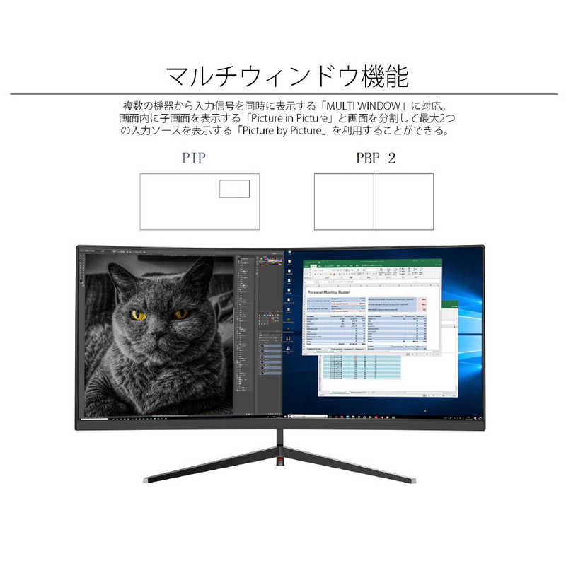 JAPANNEXT JAPANNEXT ゲーミングモニター 30型/ UltraWide FHD(2560×1080)/ ワイド/ ブラック JN-VCG30202WFHDR JN-VCG30202WFHDR