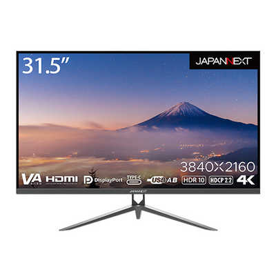 JAPANNEXT 4K液晶モニター USB TypeC(最大65W給電対応) [31.5型 JAPANNEXT 4K液晶モニター USB TypeC(最大65W給電対応) [31.5型