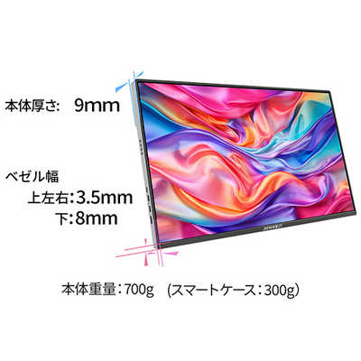 JAPANNEXT モバイルモニター 16インチ IPSパネル搭載 WQXGA(2560x1600