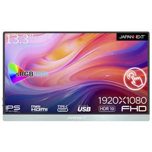 JAPANNEXT 13.3 åѥͥ եHD(1920x1080) 磻 Х˥ USB Type-C miniHDMI sRGB100 USB OTGб ޡȥդ JN-MD-i13