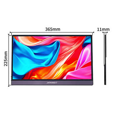 JAPANNEXT USB-C接続 PCモニター JN-MD-IPS1564FHDR-T の通販