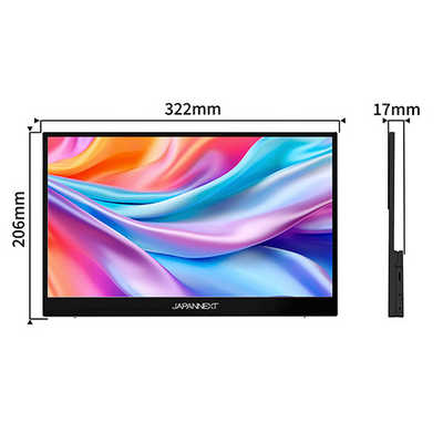 JAPANNEXT モバイルモニター USB Type-C miniHDMI HDR キックスタンド