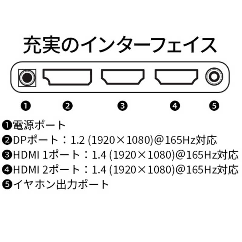 JAPANNEXT JAPANNEXT ゲーミングモニター [27型 /フルHD(1920×1080) /ワイド] JN-27VG165FHDR JN-27VG165FHDR