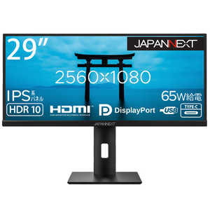 JAPANNEXT JAPANNEXT 29インチ ワイドFHD(2560 x 1080) 液晶モニター HDMI DP USB Type-C JN-IPS29WFHDR-C65W