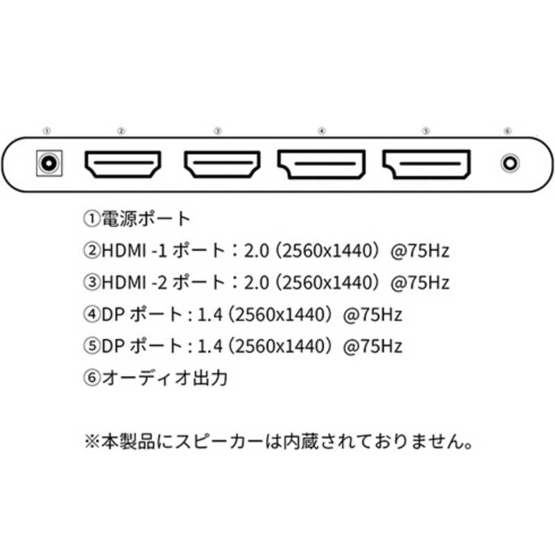 JAPANNEXT JAPANNEXT PCモニター [31.5型 /WQHD(2560×1440） /ワイド] JN-IPS315WQHDR-HSP JN-IPS315WQHDR-HSP