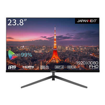JAPANNEXT 23.8インチIPSパネル搭載 フルHD液晶モニター HDMI