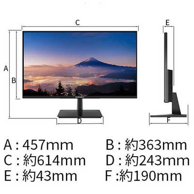 JAPANNEXT  4Kモニター JN-IPS2706UHDR ディスプレイ JAPANNEXT 4K HDR対応 27ｲﾝﾁ JN-IPS2706UHDR HDMI DP sRGB100% IPS